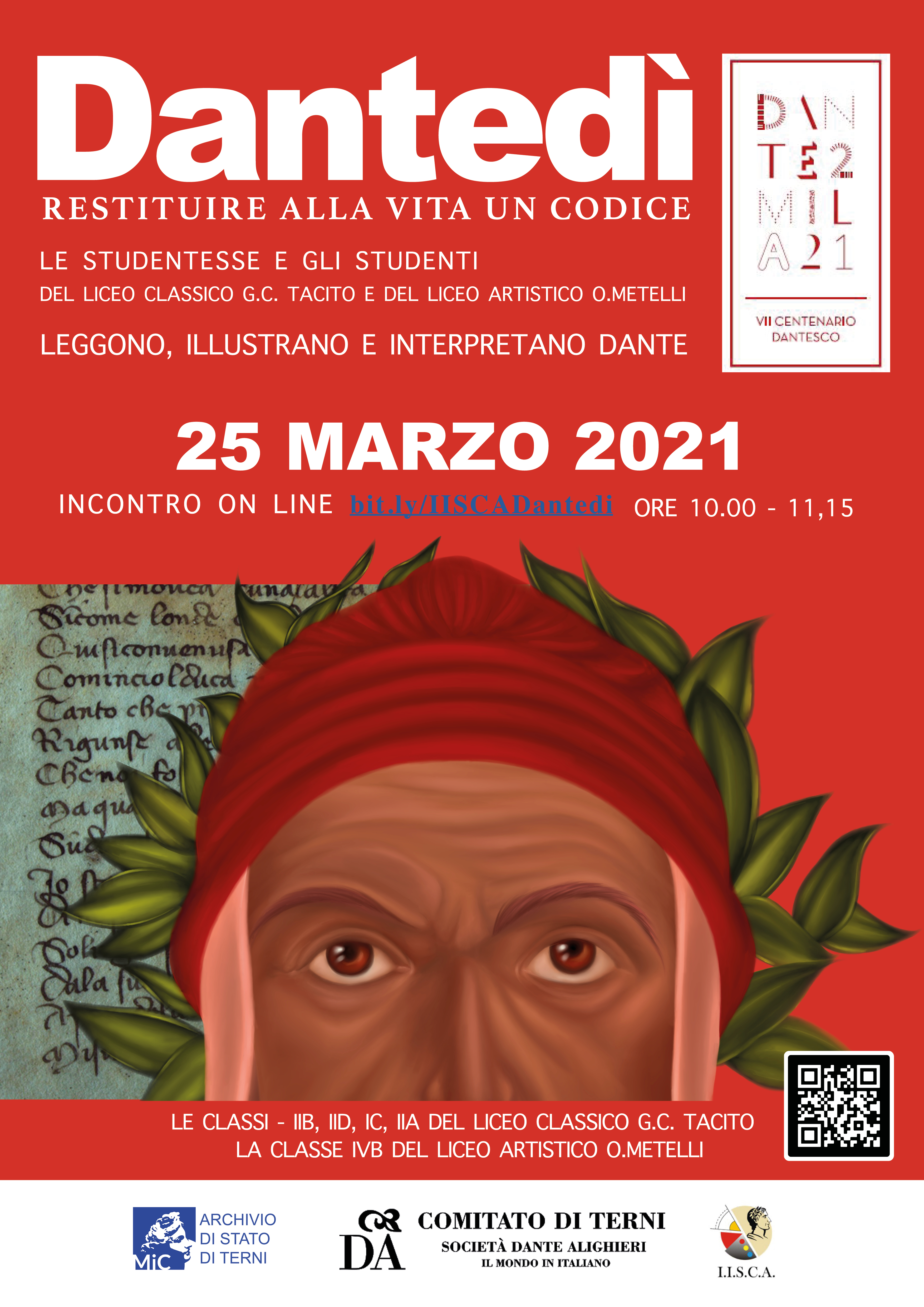 Dantedì - restituire alla vita un codice.